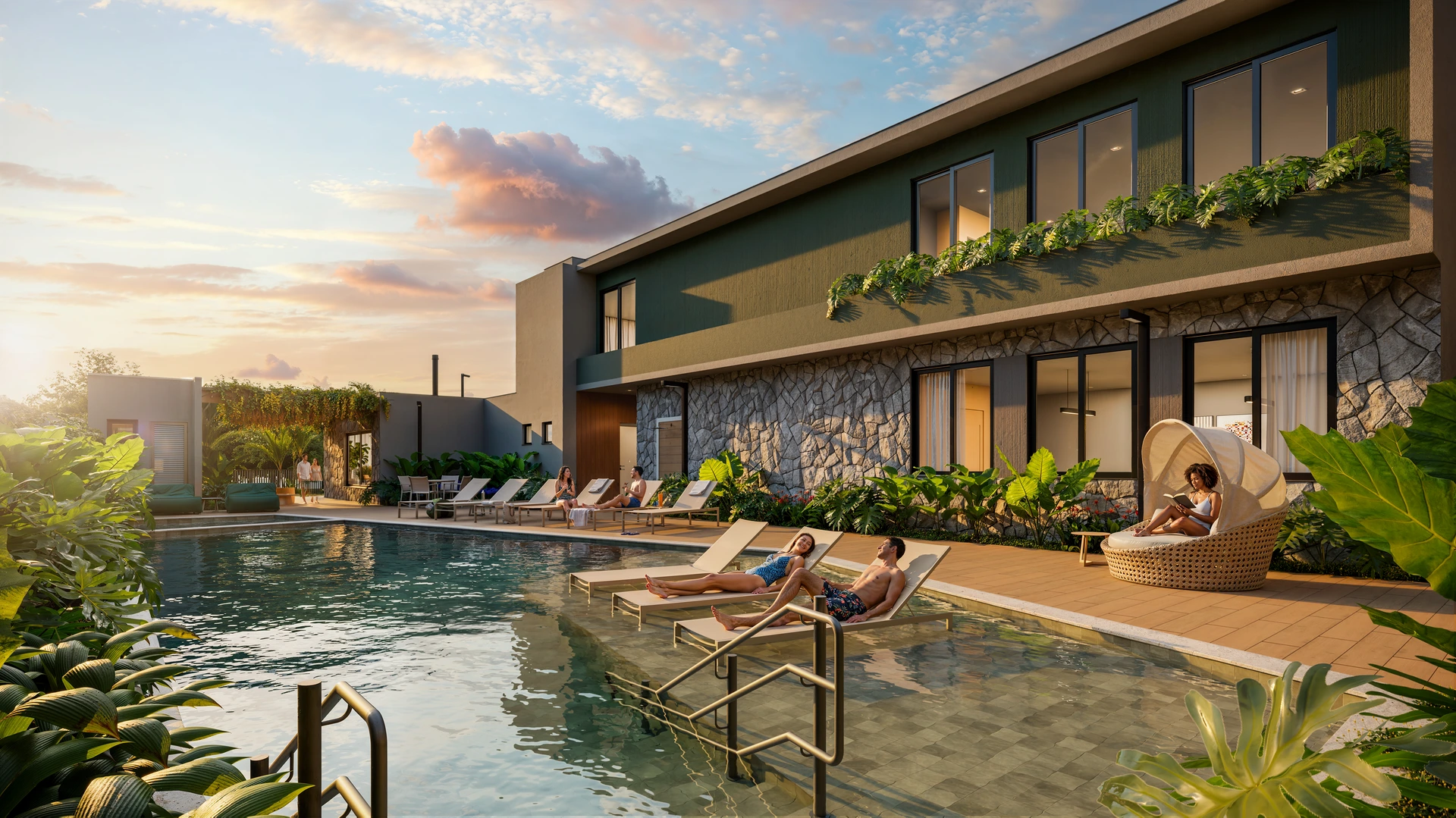 Club House — Piscina adulta