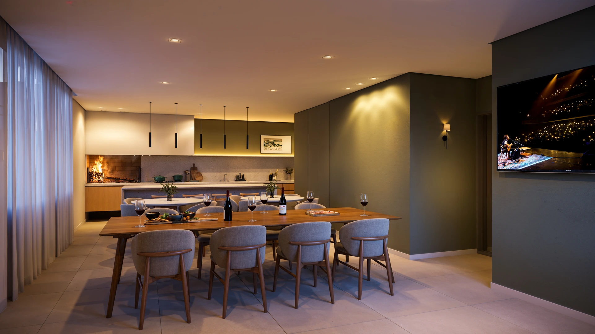 Club House — Espaço gourmet