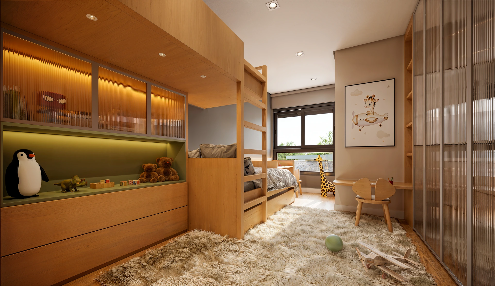 Casa de 4 dormitórios — Quarto infantil